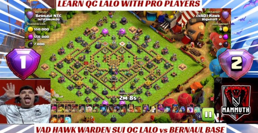 Global 2🏆 “QC Lalo” Legend League Attacks ft. VAD HAWK | Clash of Clans by Clash Academy