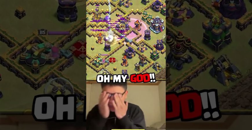 FORGOT his SPELLS vs Town Hall 15….. LIVE REACTION #shorts by CarbonFin Gaming