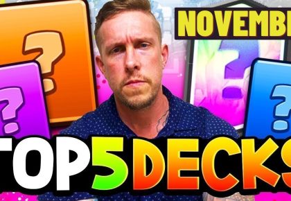 TOP 5 DECKS in CLASH ROYALE RIGHT NOW! by Clash With Ash