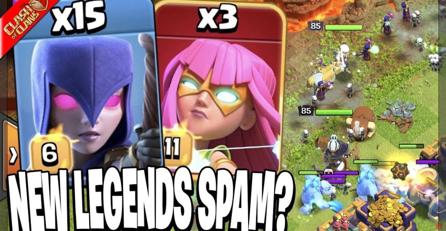 Will this be the NEW Legends Spam Army? (Clash of Clans) by Clash Bashing!!