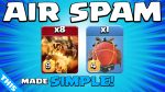 Air Spam at TH15 in Clash of Clans