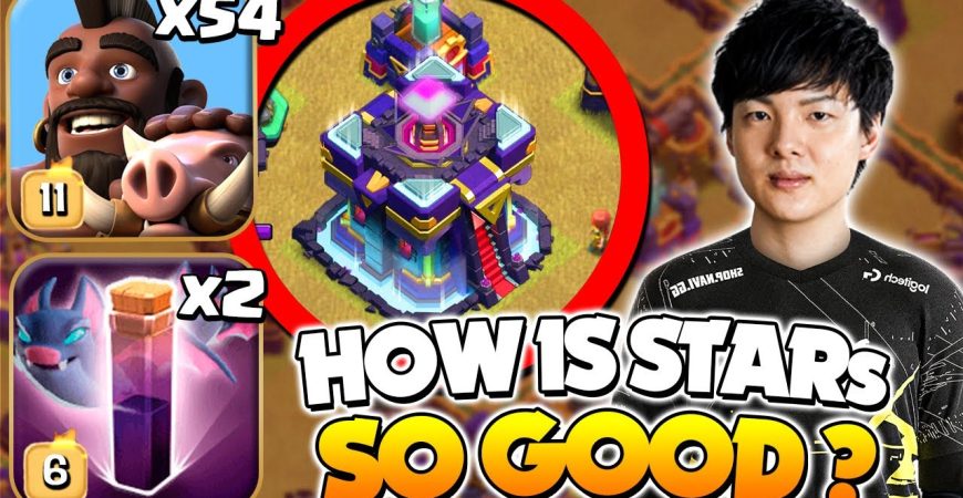 Hog Riders BAT SPELLS from STARs in Clash of Clans