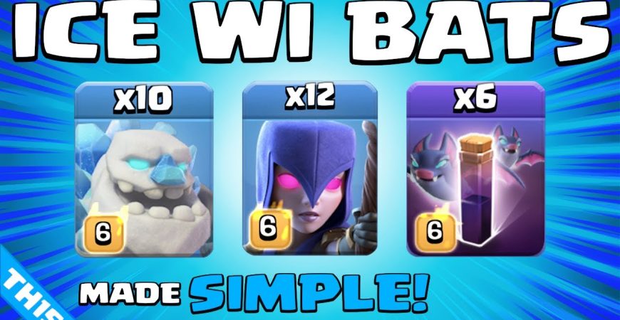 Ice Golems, Witches and Bats at TH15 in Clash of Clans