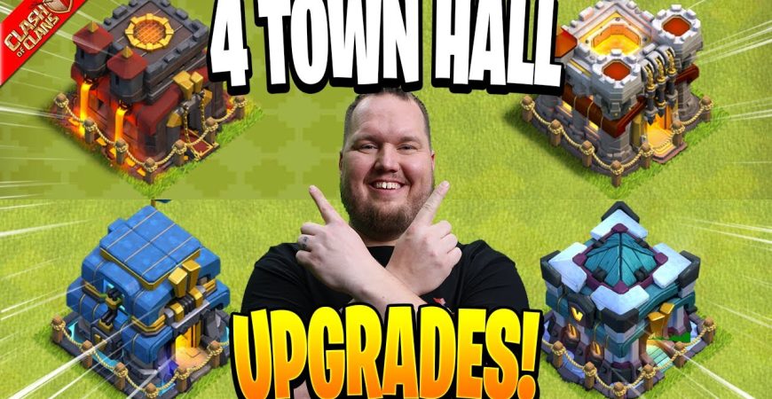 Upgrading Town Hall in Clash of Clans