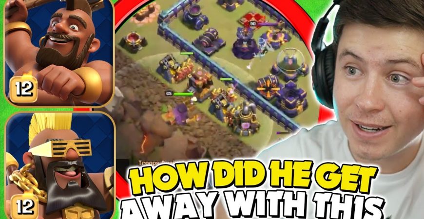 Celinho uses HOG RIDER SPAM to crush TH15 Bases in Clash of Clans