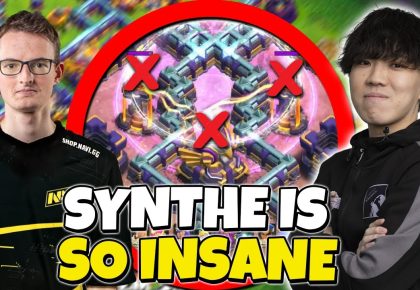 Synthe INSANE Bat Donut Gets Eagle & 2 Inferno Towers (Clash of Clans)