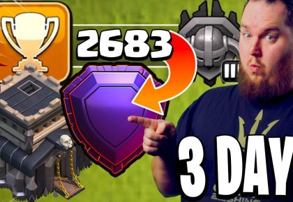TH9 pushing to Legends League in Clash of Clans