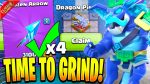 Completing the Dragon Festival on 4 Accounts! – Clash of Clans