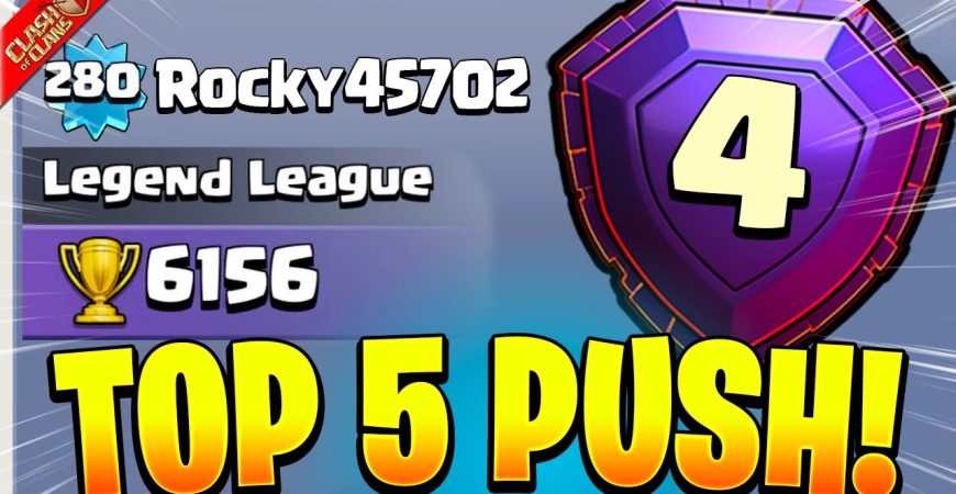 TOP 5 IN THE WORLD | Pushing in Legends League