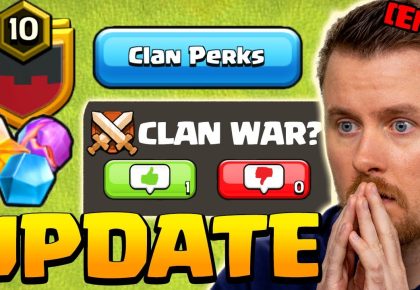 CLAN PERK REWORK in April 2024 Update in Clash of Clans