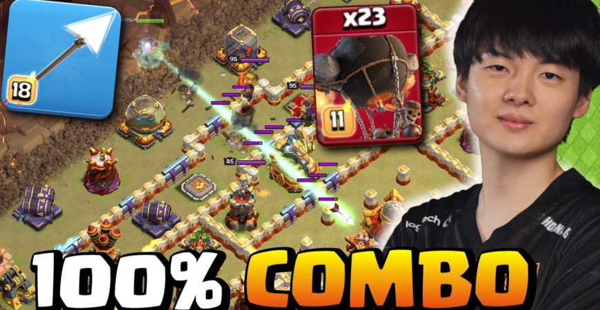 STARS 23 ROCKET Balloons & GIANT ARROW COMBO vs TOP INDIAN TEAM (Clash of Clans) by Lexnos Gaming