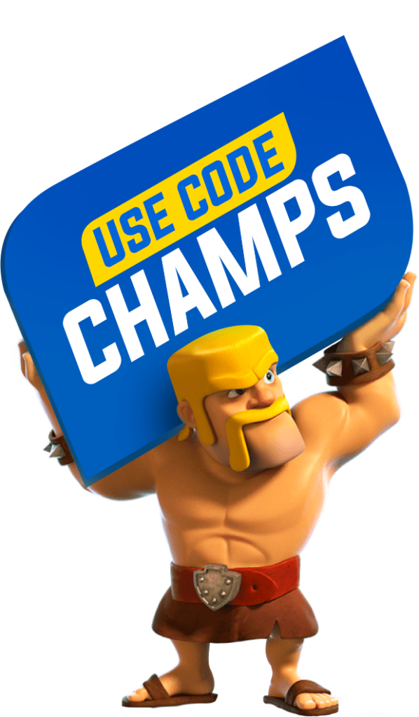 Gebruik de code CHAMPS om makers te steunen!